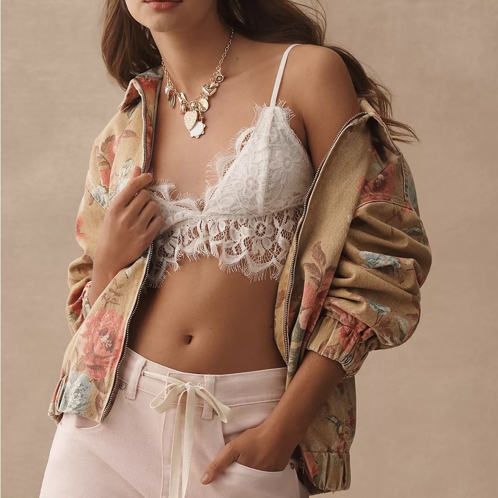 Anthropologie The Rylie Bomber Jacket by Pilcro Size Small NWT - Picture 2 of 10